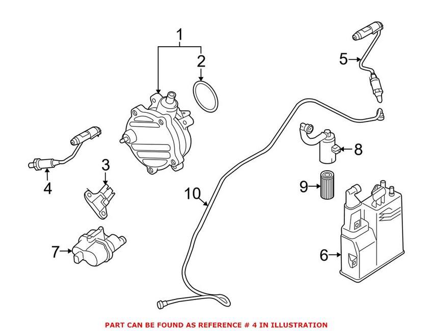 BMW Mini Oxygen Sensor - Front 11787595353